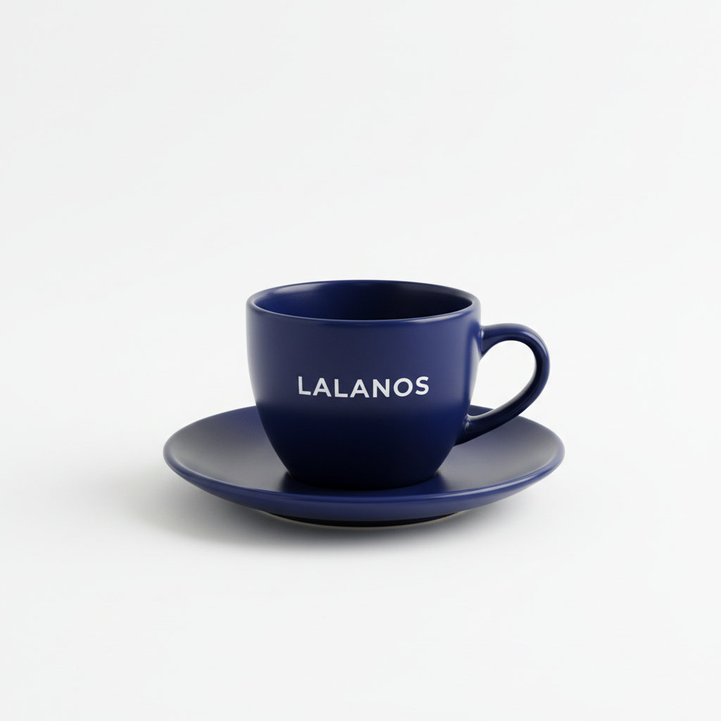 LALANOS 拿铁杯配碟